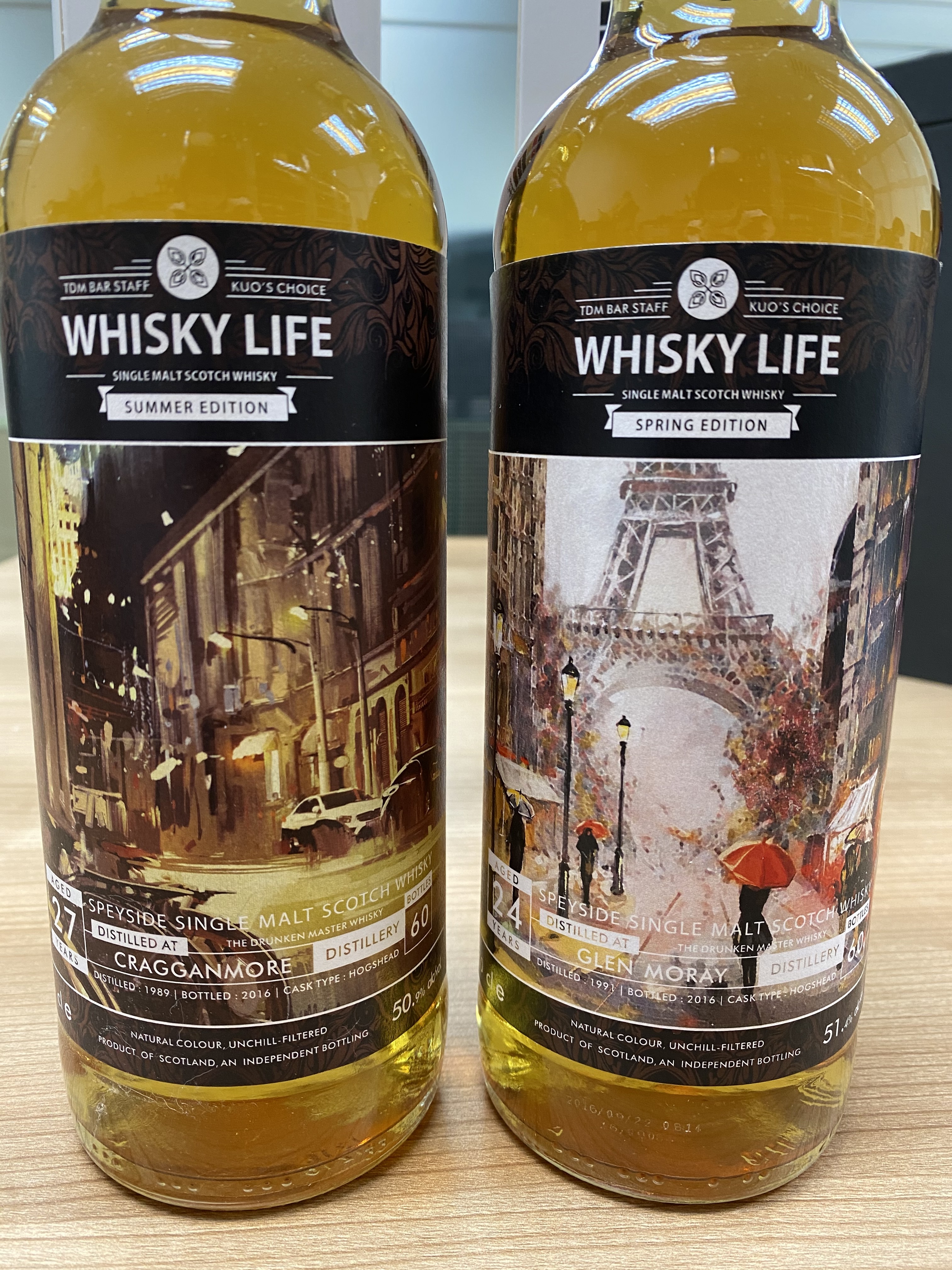 兩支酒TDM BAR Staff Kuo‘s Choice-Whisky Life《四季系列》