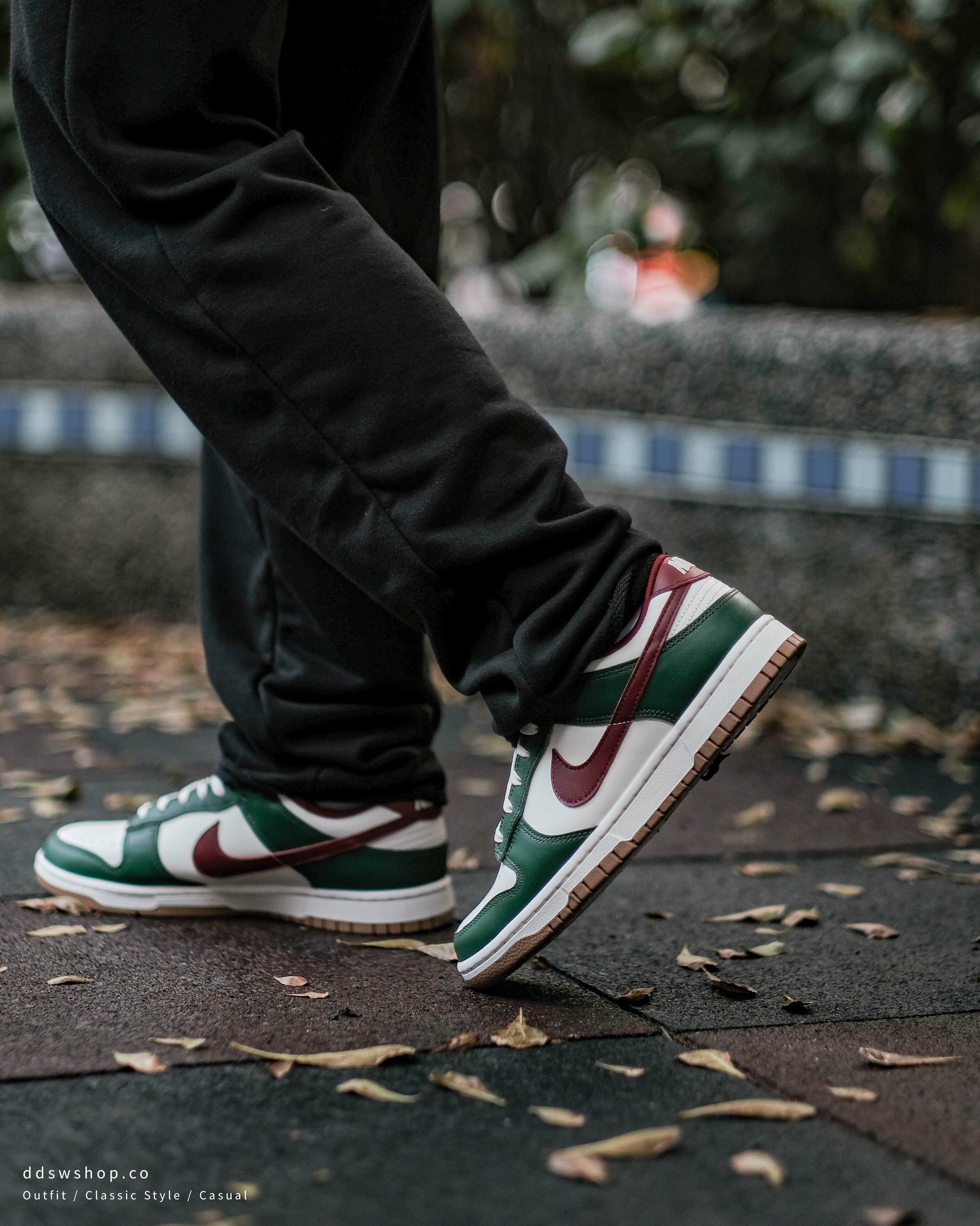 Nike Dunk Low Retro "Gorge Green" 綠白 酒紅 FB7160-161