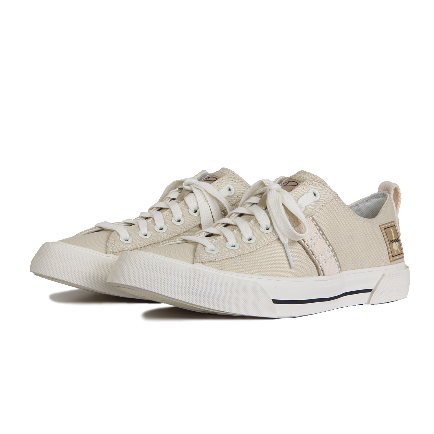 Porter M1224 OffWhite Leather Sneakers