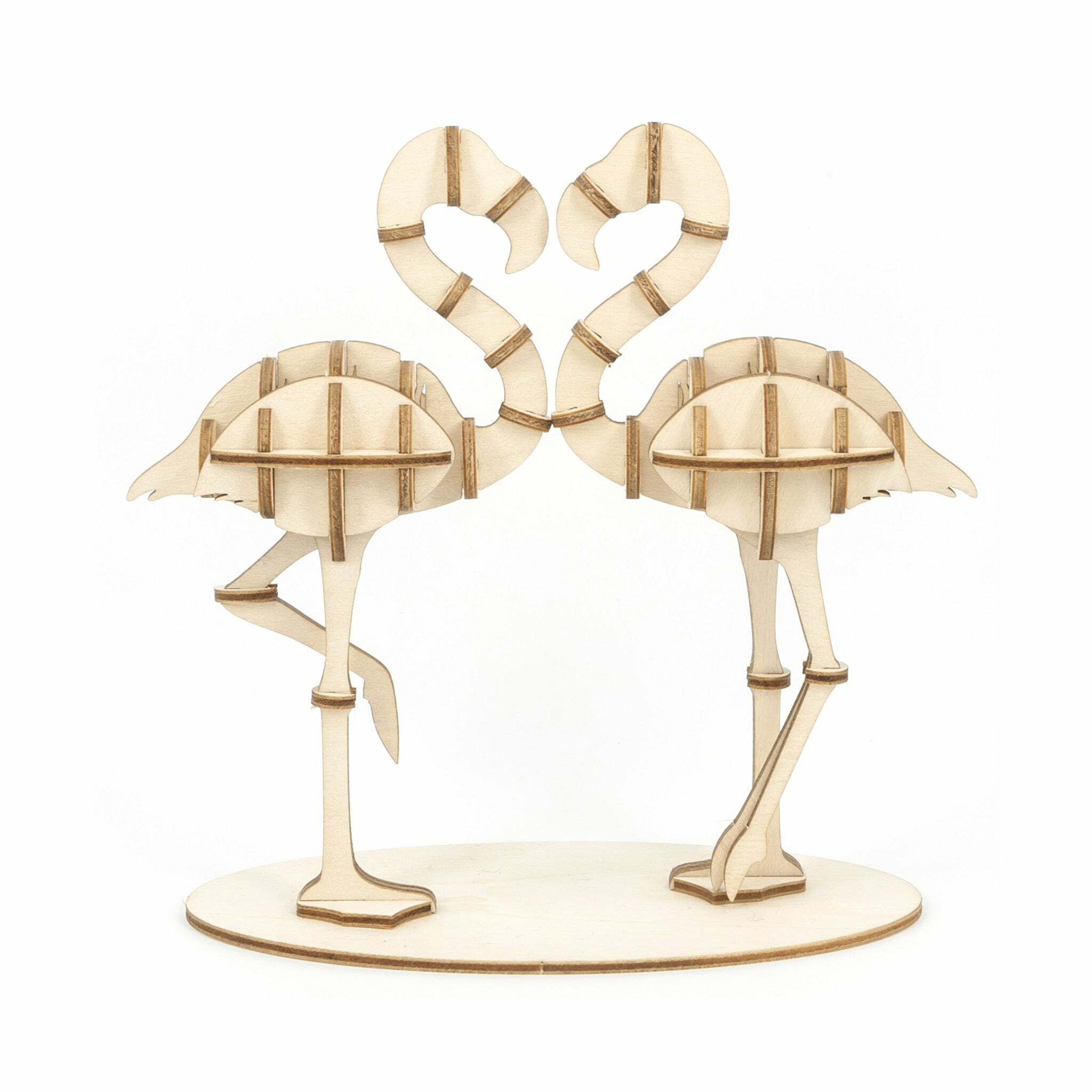 JIGZLE (E) 3D PLYWOOD PUZZLE - Flamingo