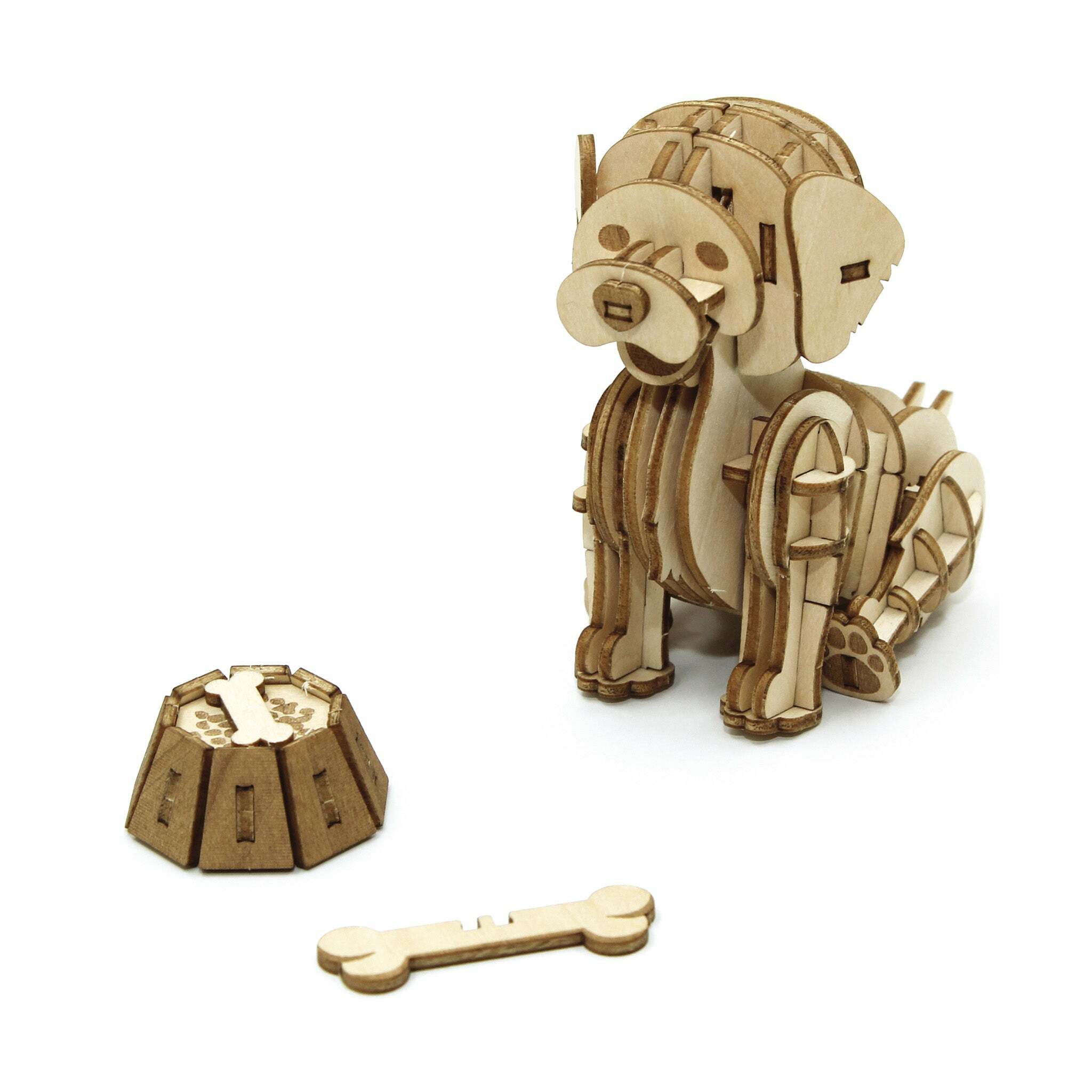 JIGZLE (E) 3D PLYWOOD PUZZLE - Golden Retriever