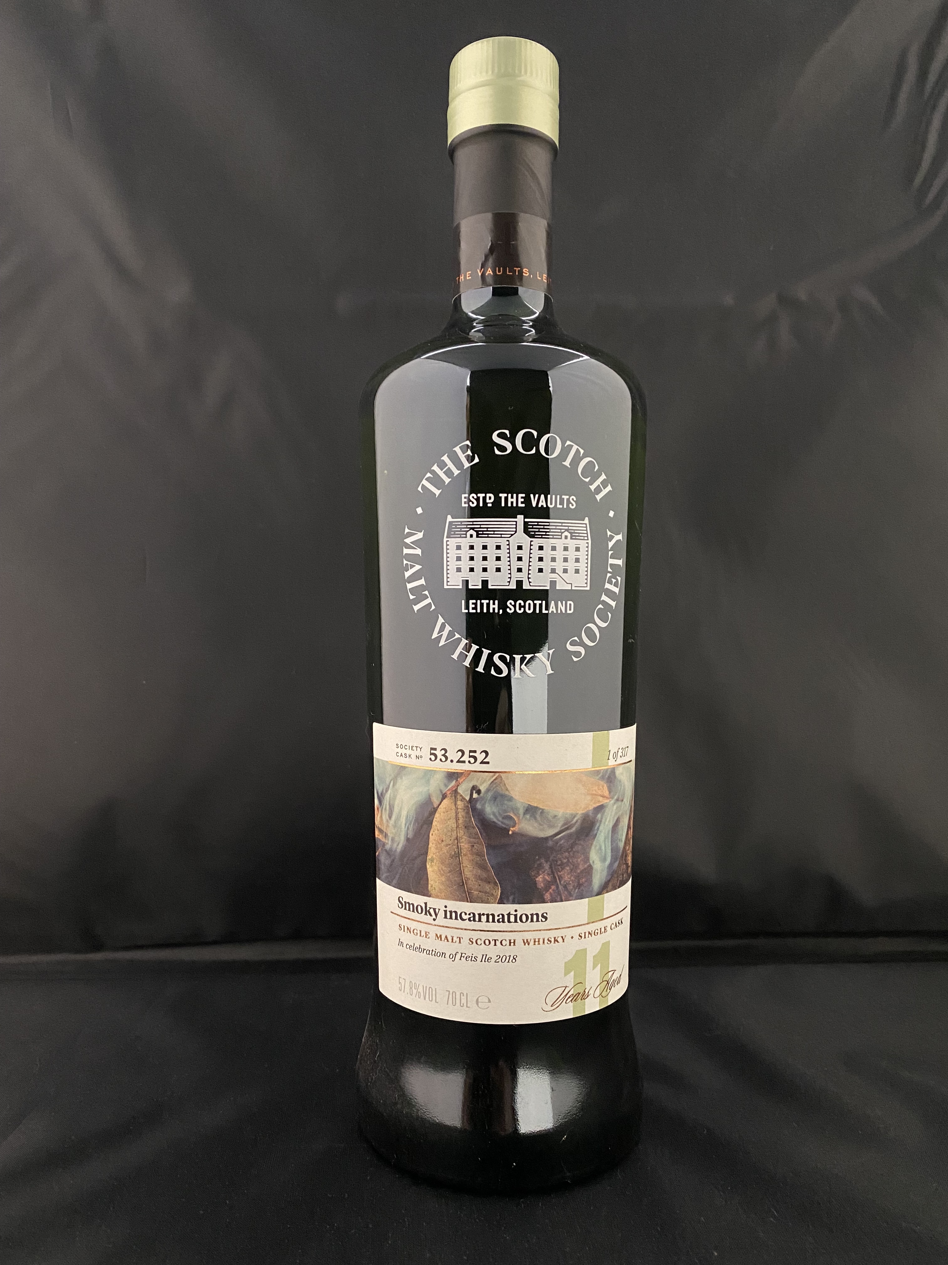 SMWS 53.252 Smoky Incarnations  Special Label 2018,  Caol Ila 11 years Whisky, Limited Edition 1 of 317