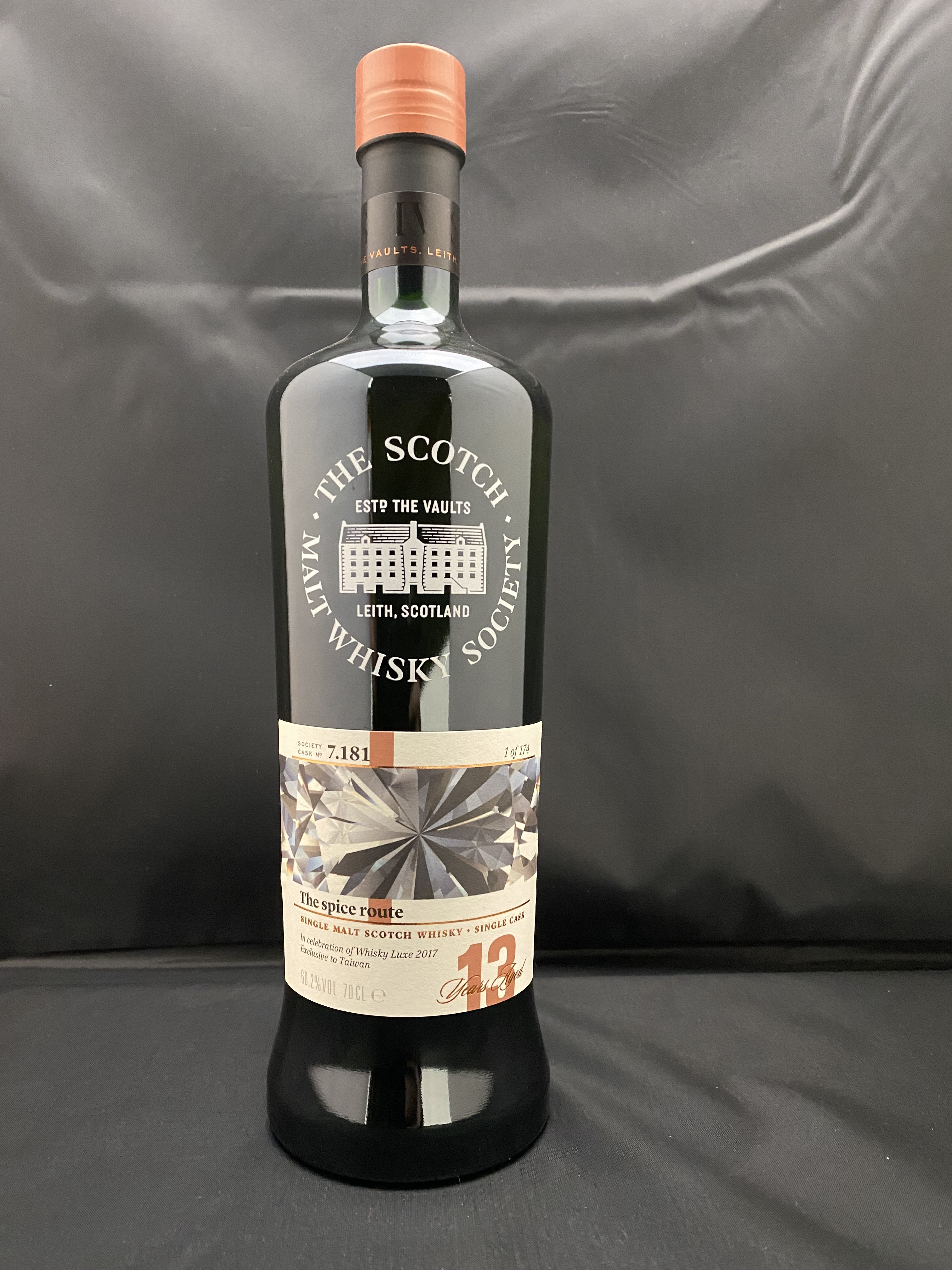SMWS 7.181  The Spice Route Special Label 2017,  Longmorn  13 years Whisky, Limited Edition 1 of 174