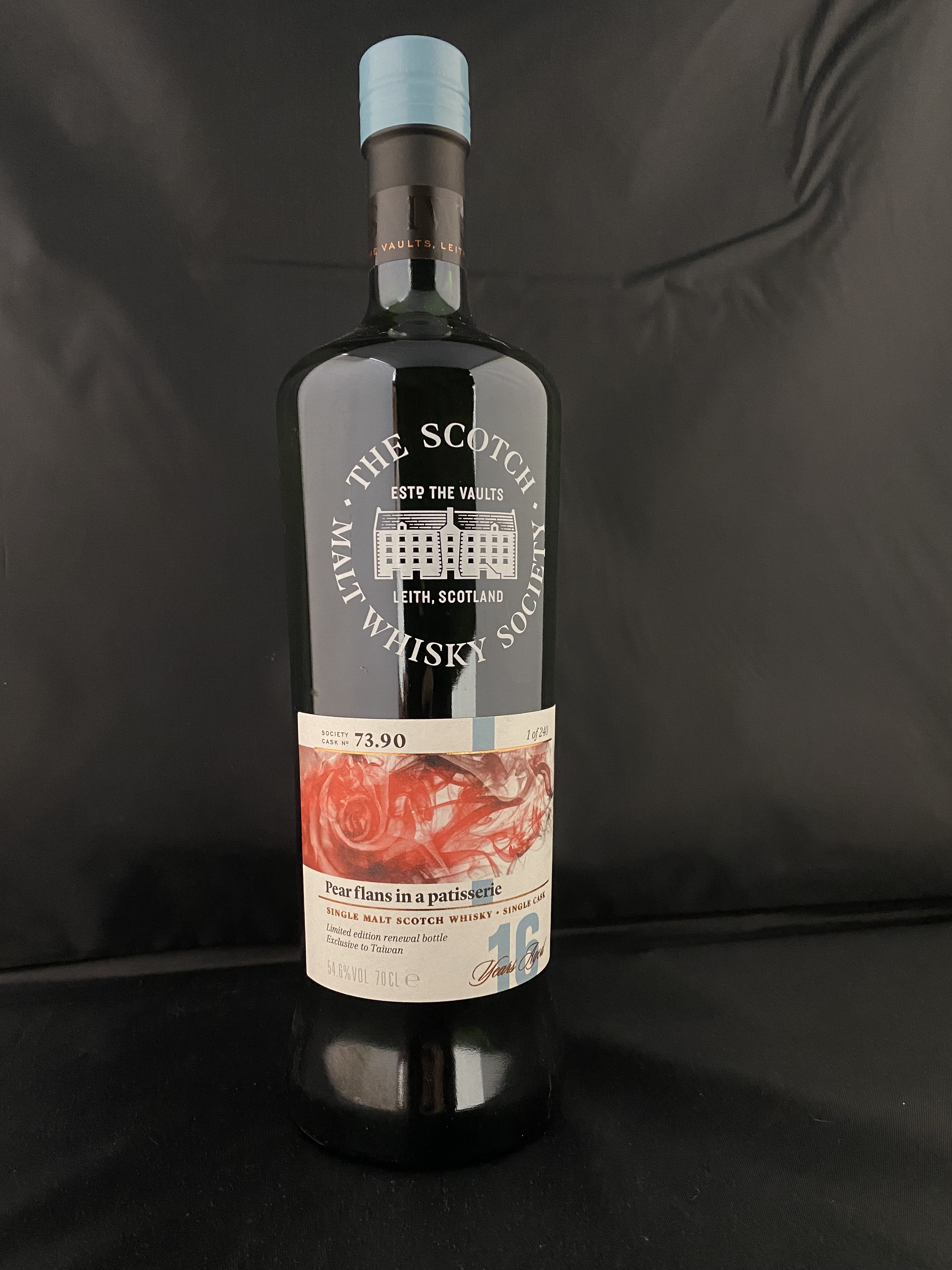 SMWS 73.90 Pear Flans i a patsserie   Special Label Autmore 16 years Whisky, Limited Edition 1 of 240