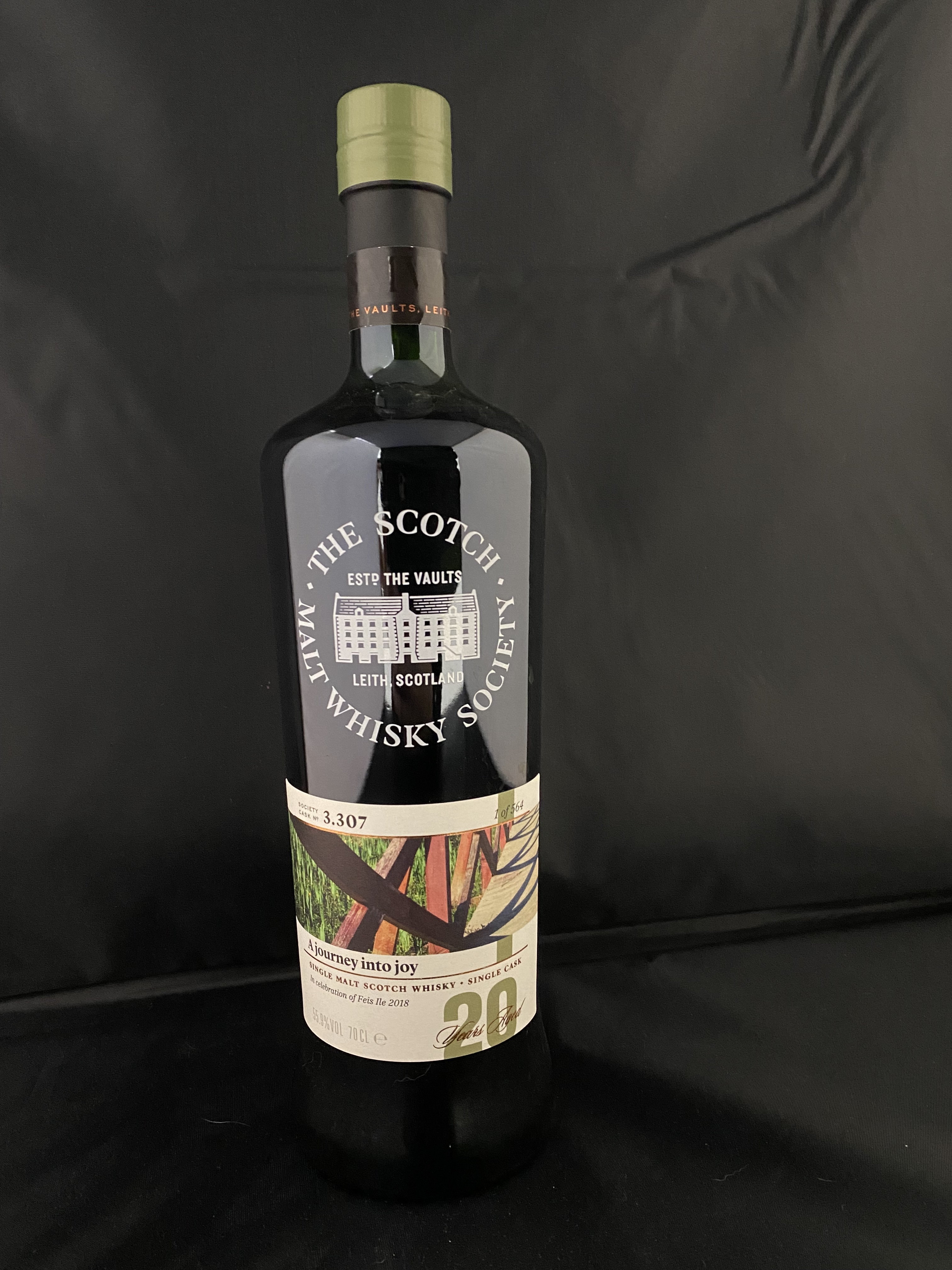 SMWS 3.307 A Journey into Joy, Bowmore 20 years Whisky, Limited Edition 1 of 564