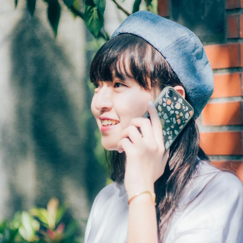 印花樂X犀牛盾NX邊框背蓋兩用手機殼-老磁磚/背蓋磨石子粉藍