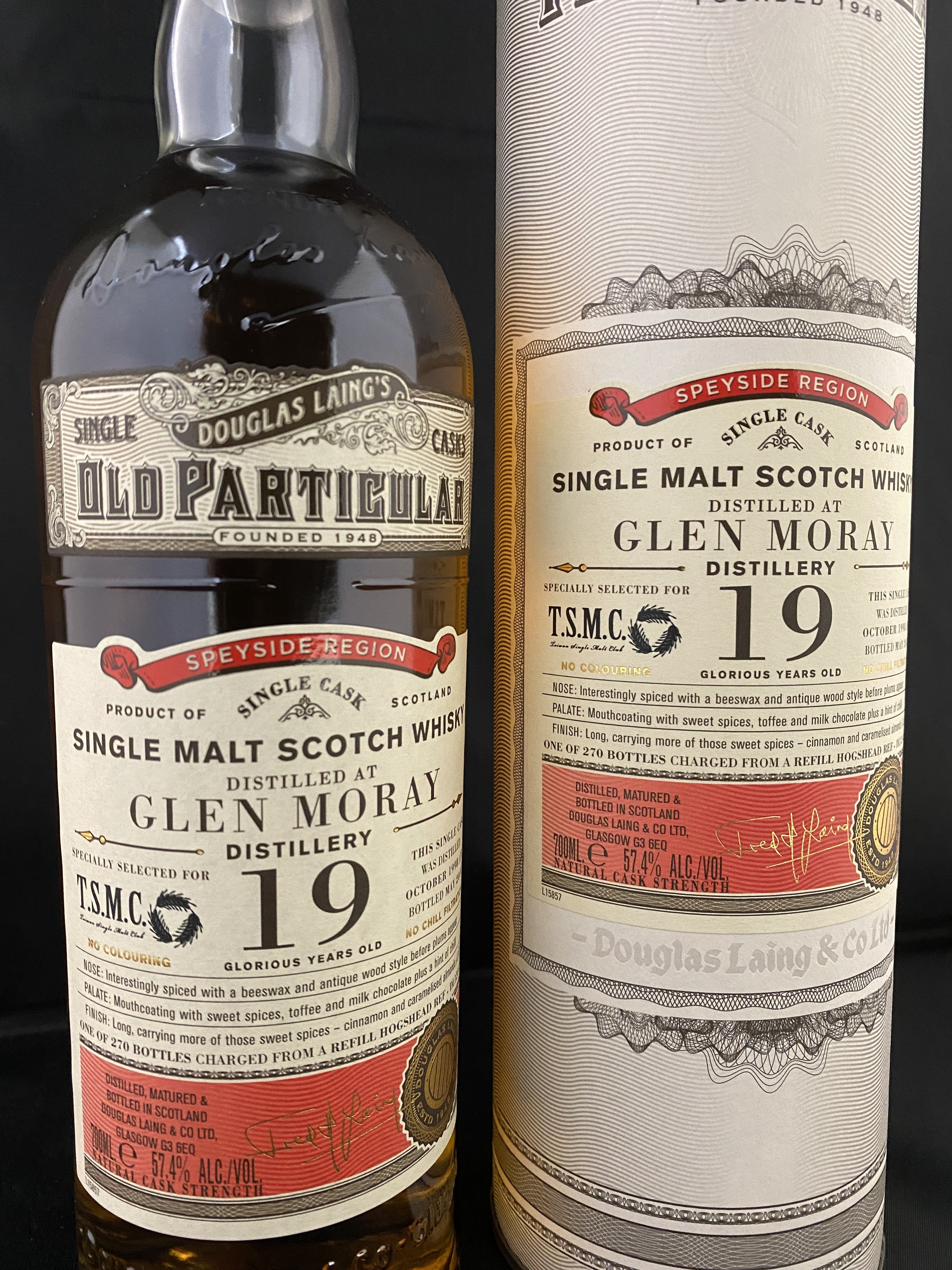 Old Particular Glen Moray 19 years Limited Edition