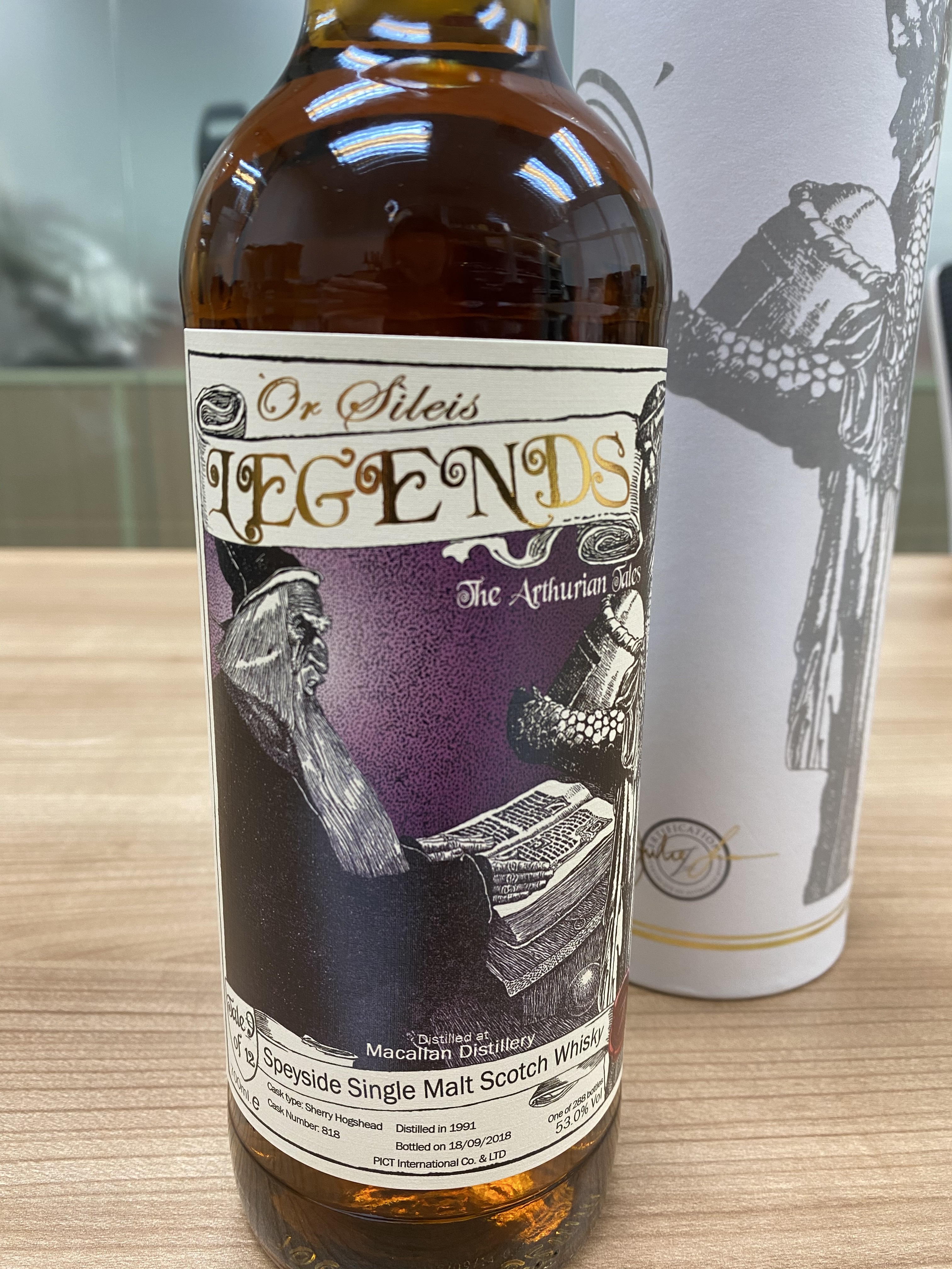 Or Sileis Legend Macallan 27 years