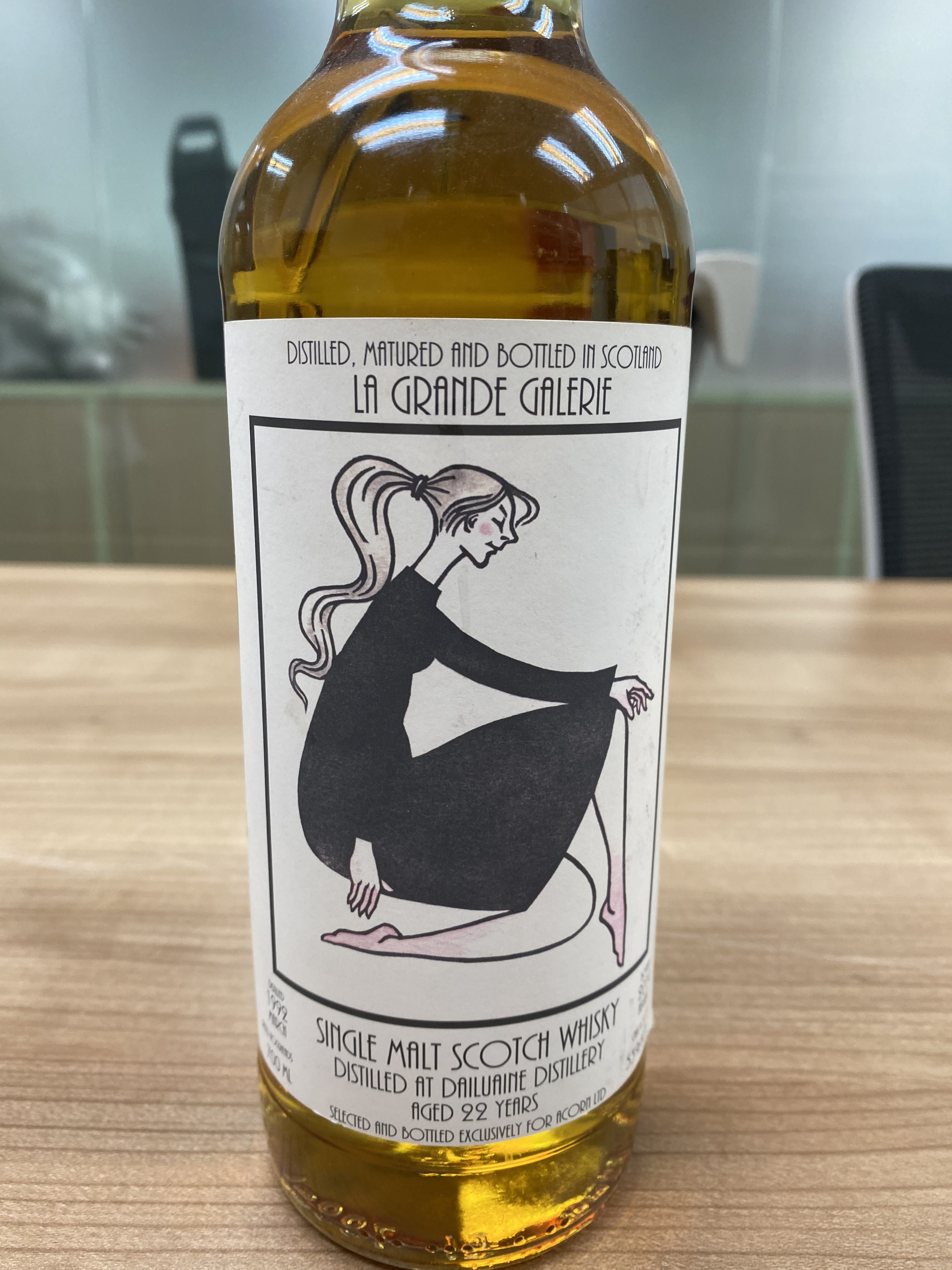 Le Grande Galerie Dailuaine 22 years, Distilled 1992, bottled 2014, cadk no. 3119, 全球限量240支
