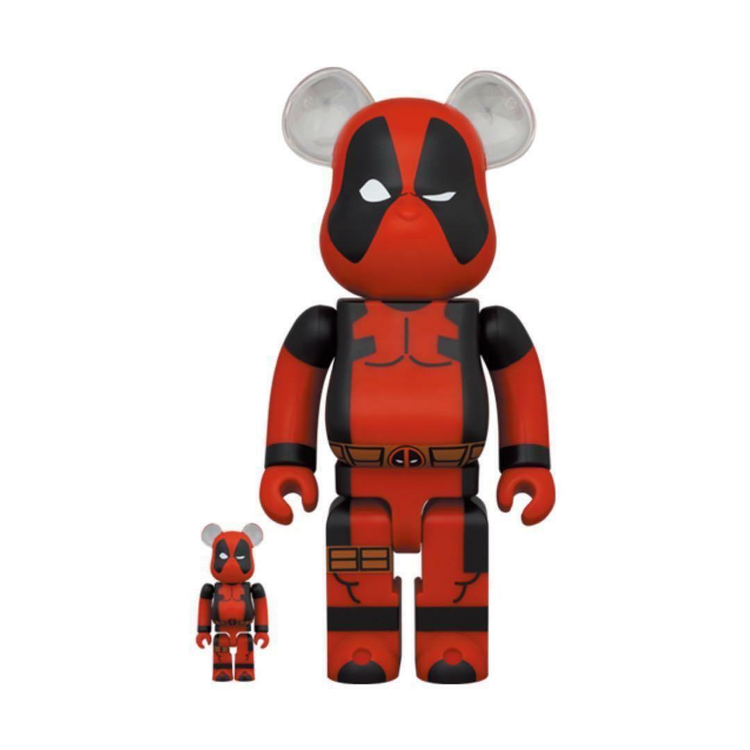 BE@RBRICK  Deadpool 400%+100%