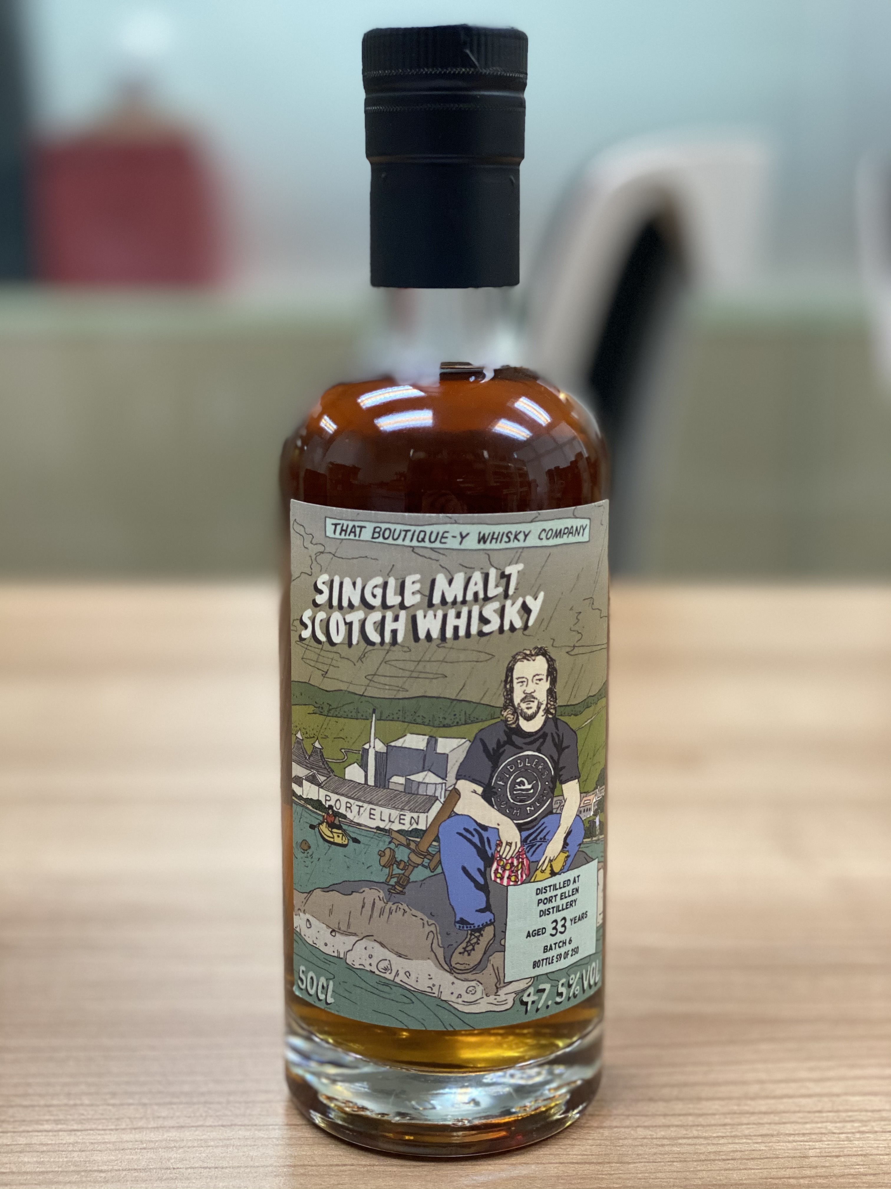 歐洲版Port Ellen 33年，limited edition 59 of 250