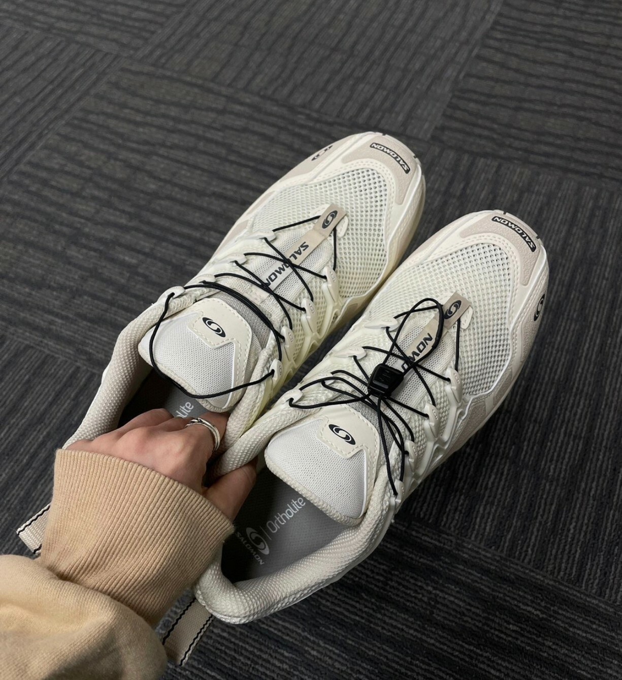 代購 SALOMON x ACS Por OG 戶外功能鞋 男女同款 白FEB-