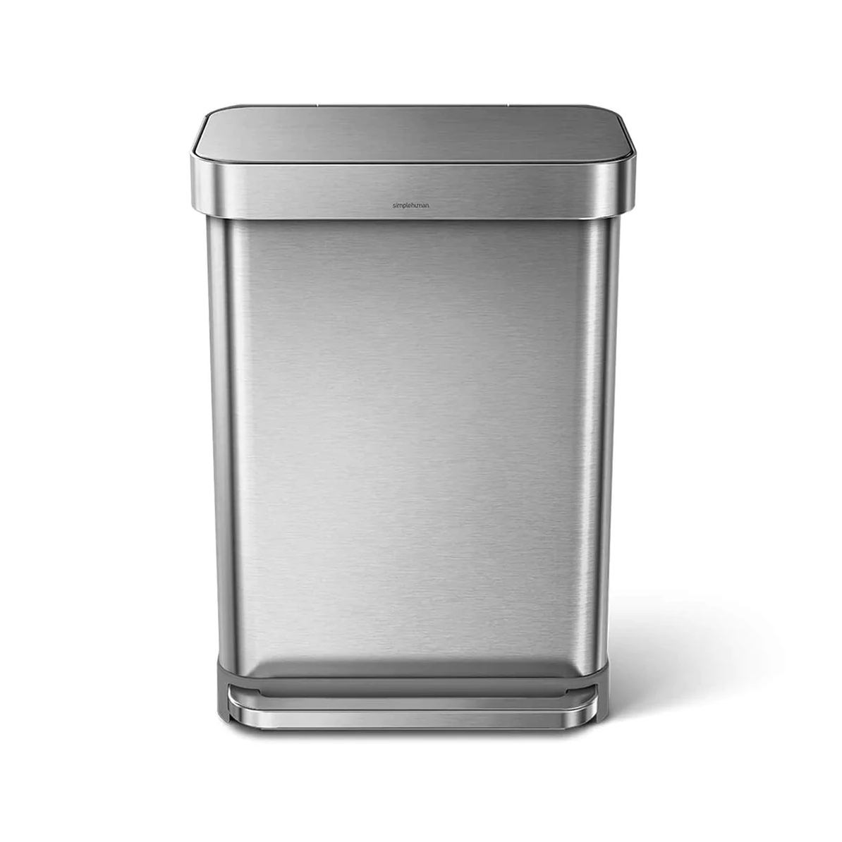 美國品牌SIMPLEHUMAN 55L不銹鋼腳踏垃圾桶【香港行貨】 -CW2023