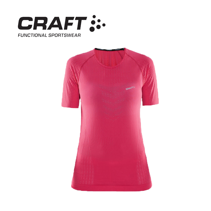 CRAFT Cool Intensity超透涼短袖排汗衣 女款 (桃紅、黑) 透氣/涼爽/服貼 10R04919