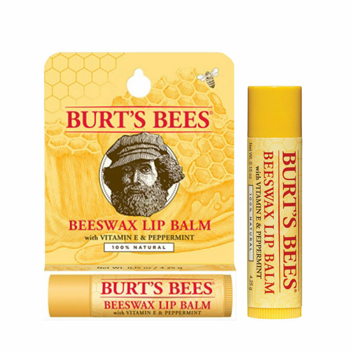 Burt's Bees - 小蜜蜂蜂蠟潤唇膏 4.25g（平行進口）