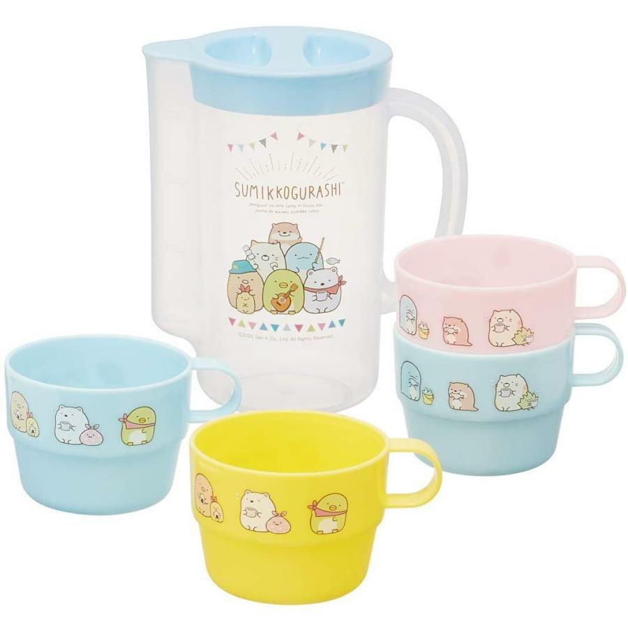 【戶外野餐小物】日本直送Skater 角落生物水壺連水杯套裝