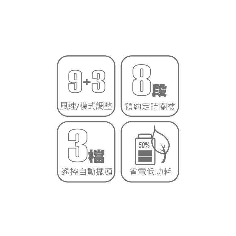 HLE110  14吋無線DC智能變頻風扇