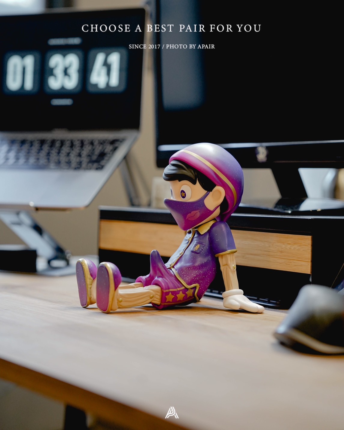 【APAIR】現貨 Mighty Jaxx a wood awakening Chill out 星空版 坐姿 勃起小木偶