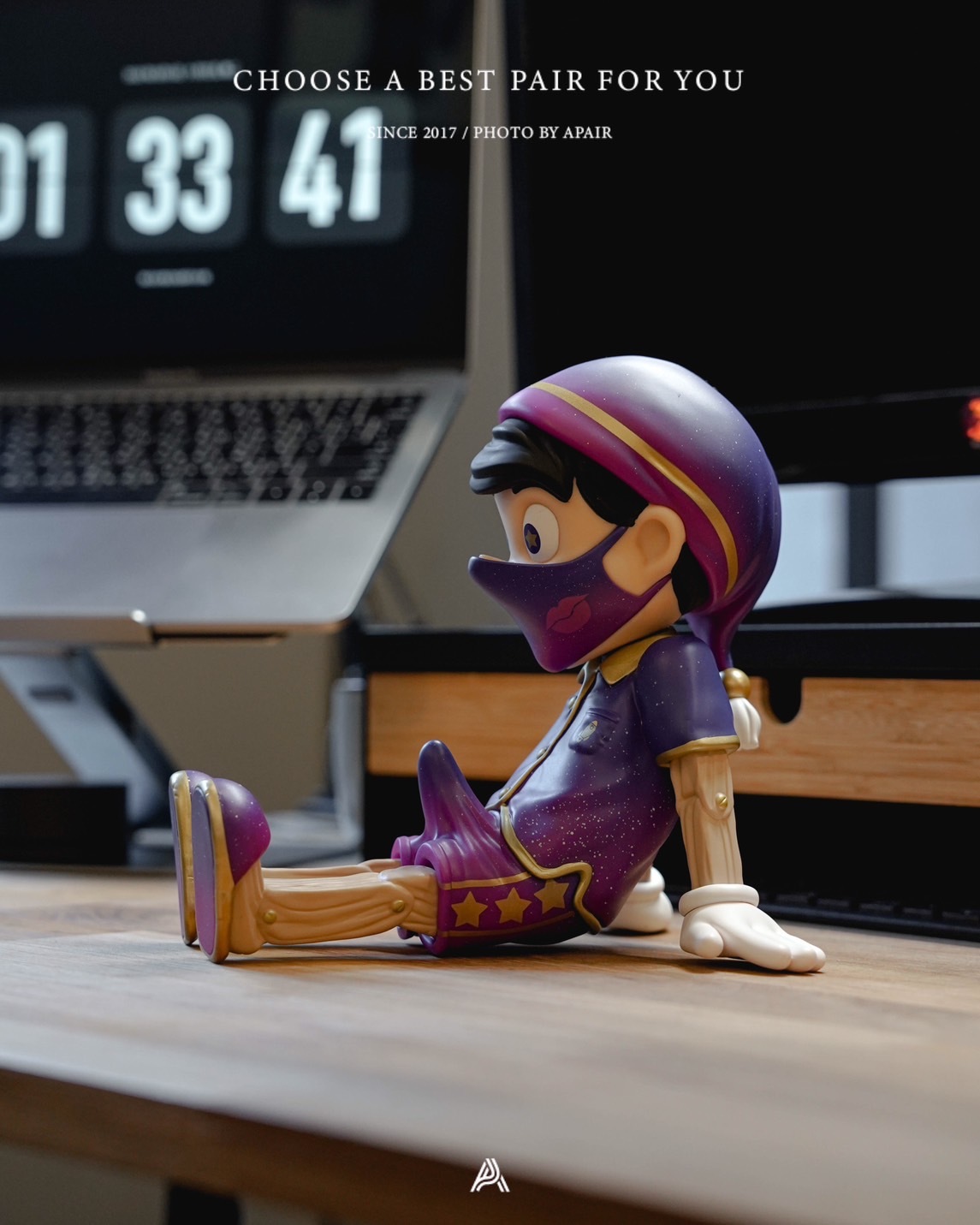 【APAIR】現貨 Mighty Jaxx a wood awakening Chill out 星空版 坐姿 勃起小木偶