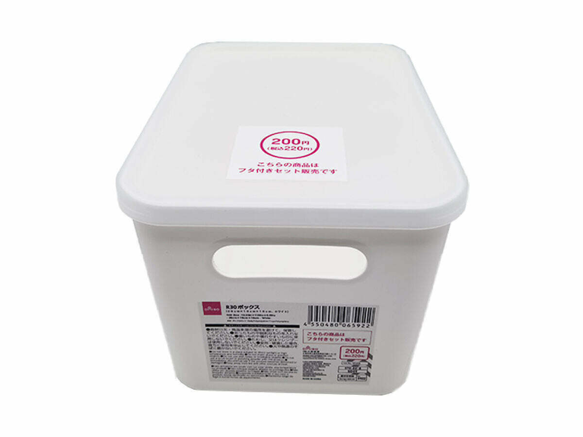 R30附蓋收納箱/白 26x16x18cm