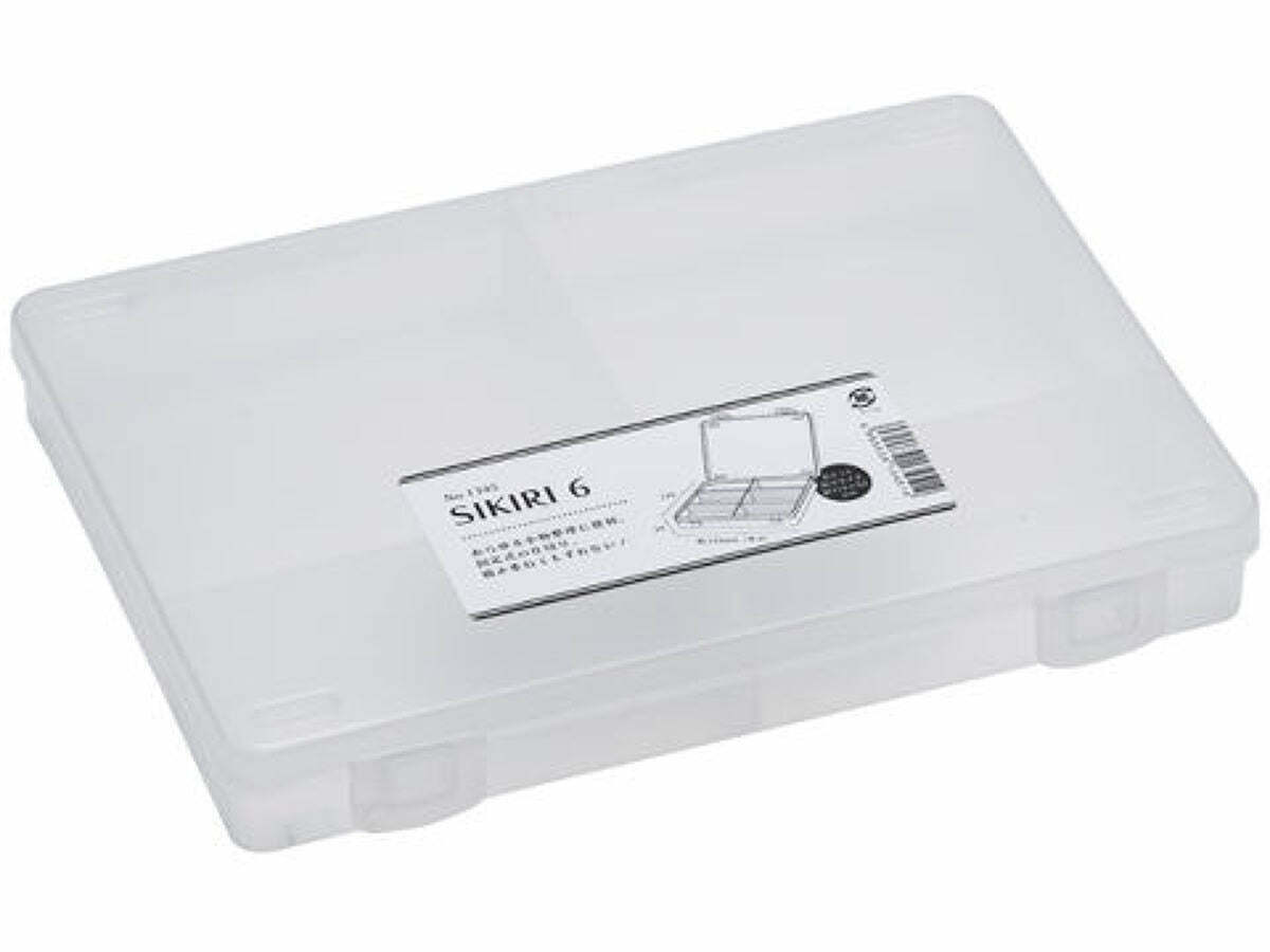 SIKIRI小物收納盒/6格 17x3.4x23.3cm