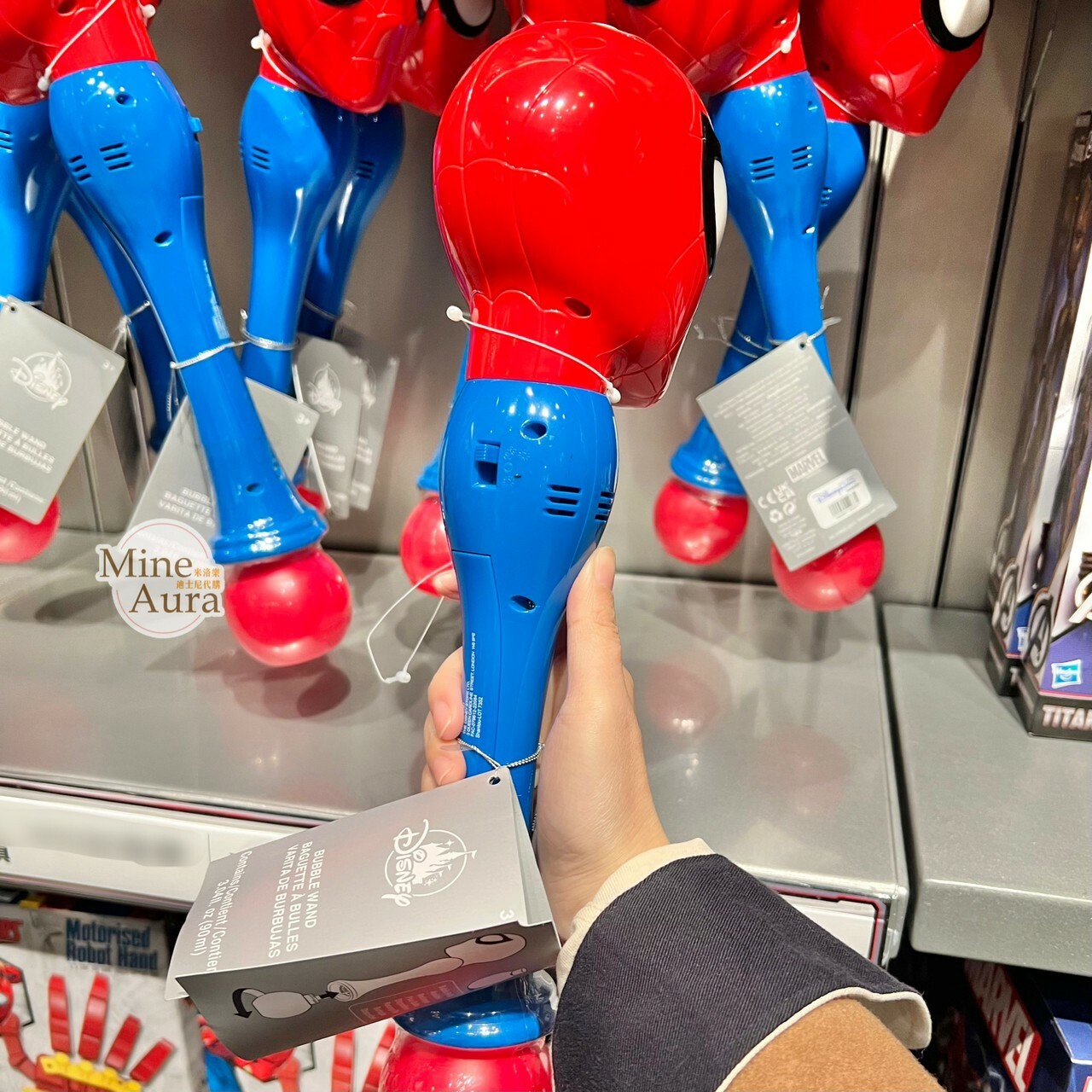 蜘蛛人 Spider-Man 大頭 造型 泡泡機 漫威 Marvel -香港迪士尼樂園