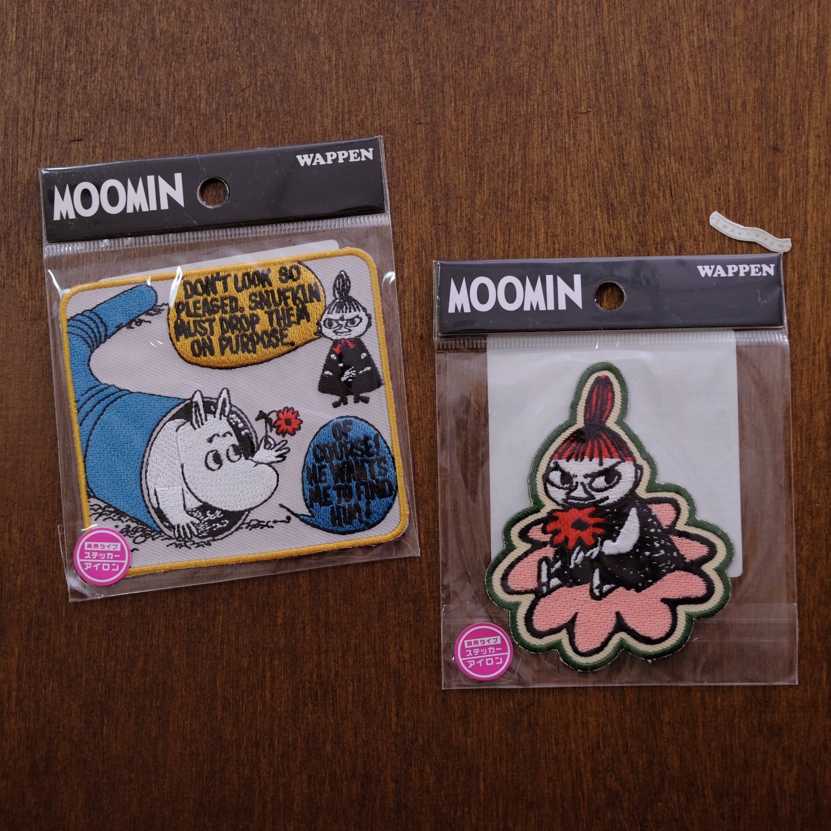Moomin 嚕嚕米 刺繡燙貼