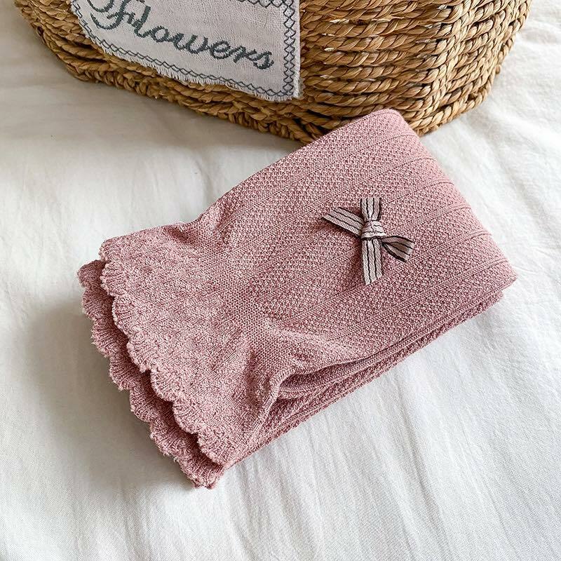 I20PK_SS23_C💗🎀淺粉紅色蝴蝶結花邊打底褲(pre-order)