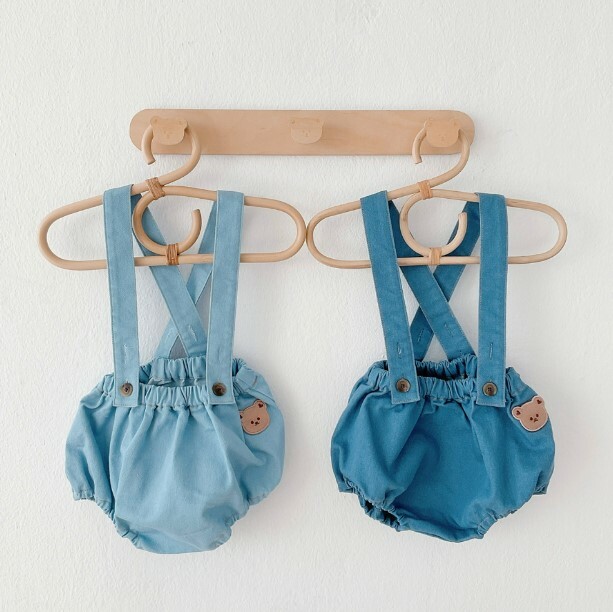 Dot to Dot 2023春季新款-牛仔燈籠吊帶褲