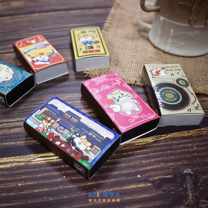 筆樂 Penrote 柴語錄 火柴盲盒塑膠擦 DTC6743 系列 (不挑色)