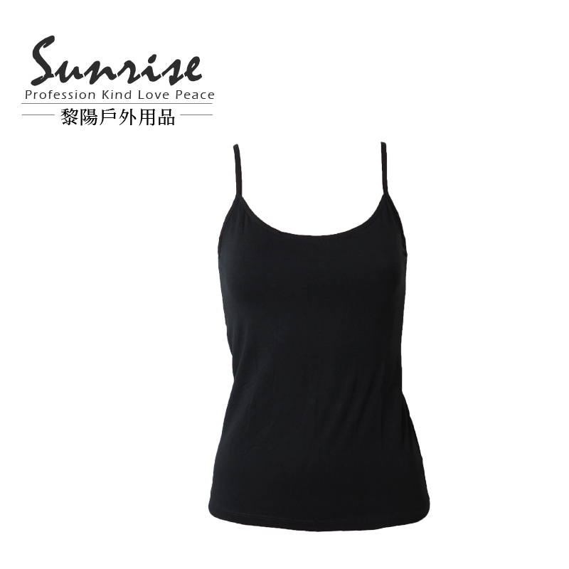 【黎陽】女四面彈性排汗背心 (黑、白) 親膚透氣/排氣快乾/彈性/內搭/居家/內衣 10CSN5077