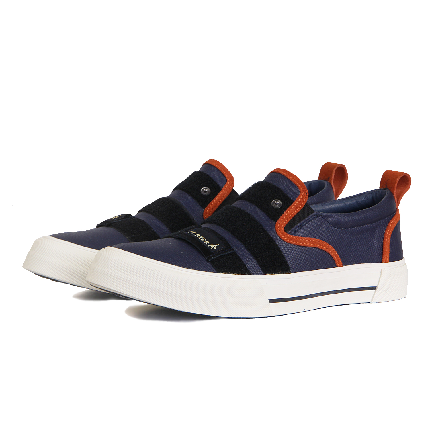 Porter M1225 Blue Leather Sneakers