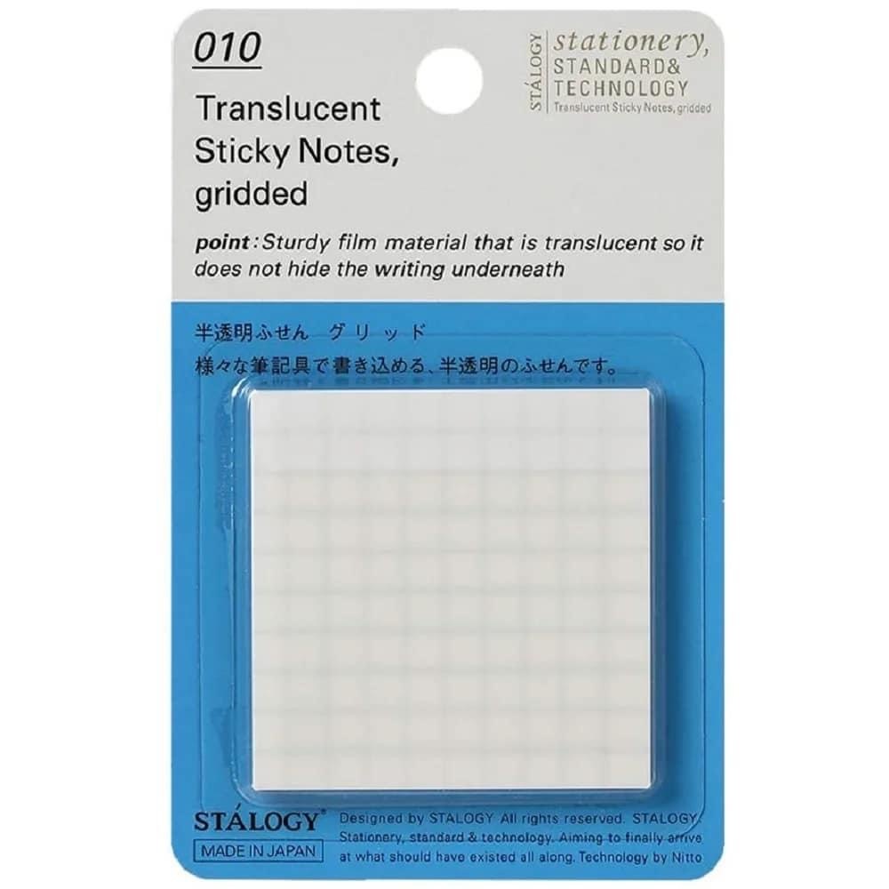 半透明便利貼方格｜STALOGY 日本