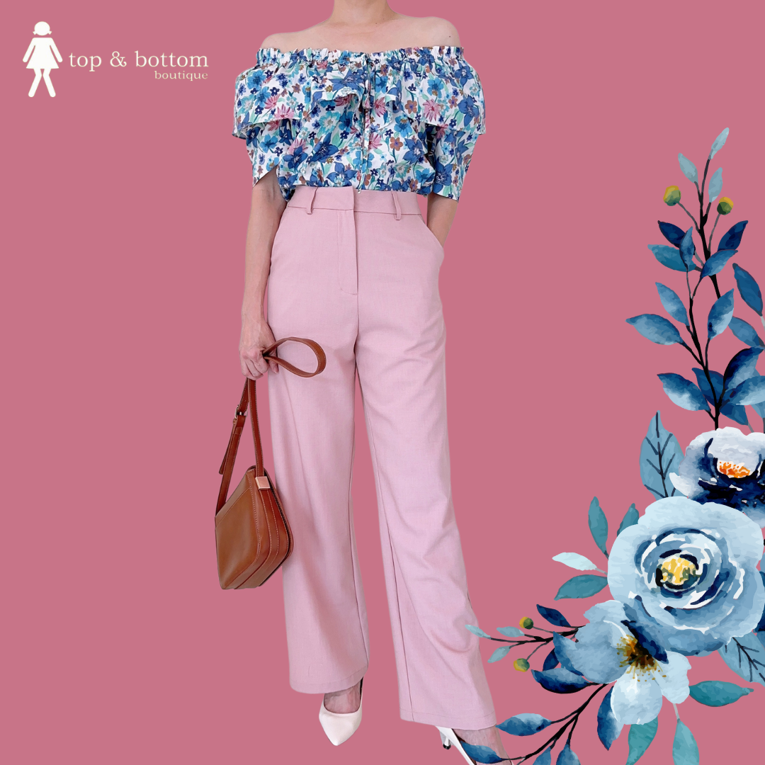 OFF SHOULDER FLORAL BLOUSE