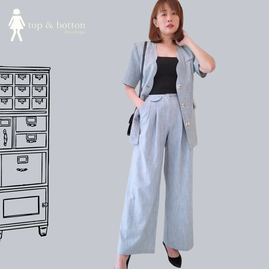 HIGH WAISTED WIDE LEG CULOTTES