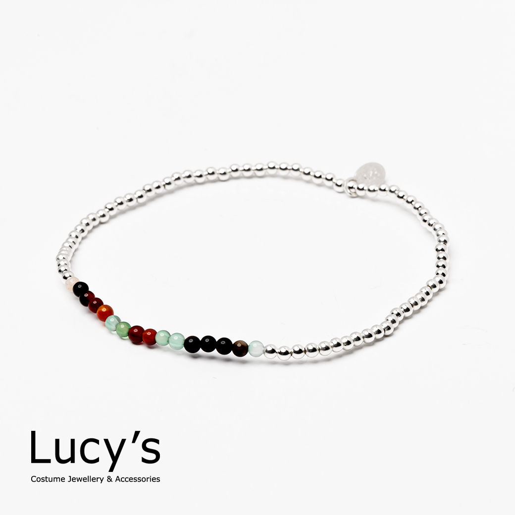 925純銀 異國風情 彈性手鍊 (65457)