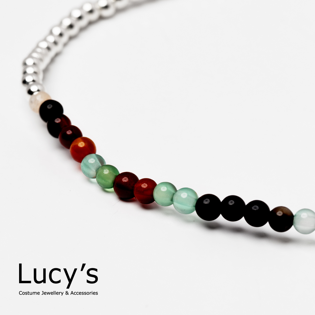 925純銀 異國風情 彈性手鍊 (65457)