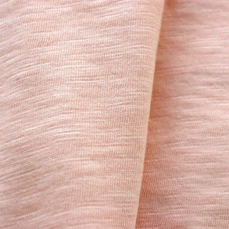 100%有機棉竹節布,布面上有像竹節一樣的紋路,透氣舒適 | 藍天畫布有機棉