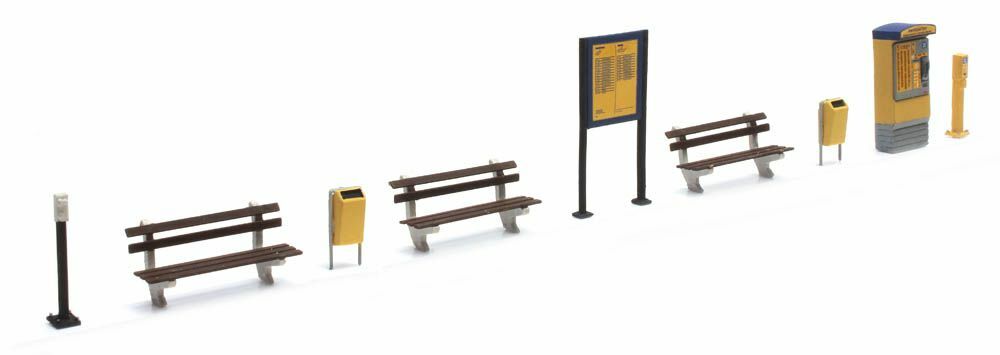 Artitec 387.172 HO規 NS platform set, epoch IV-V 月台配件