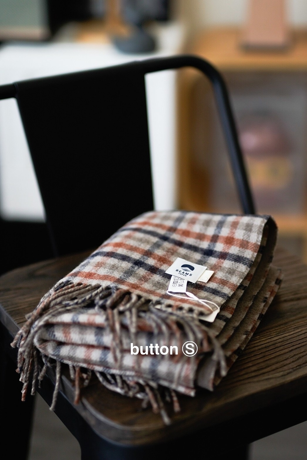 【現貨】 BEAMS JP 格紋圍巾
