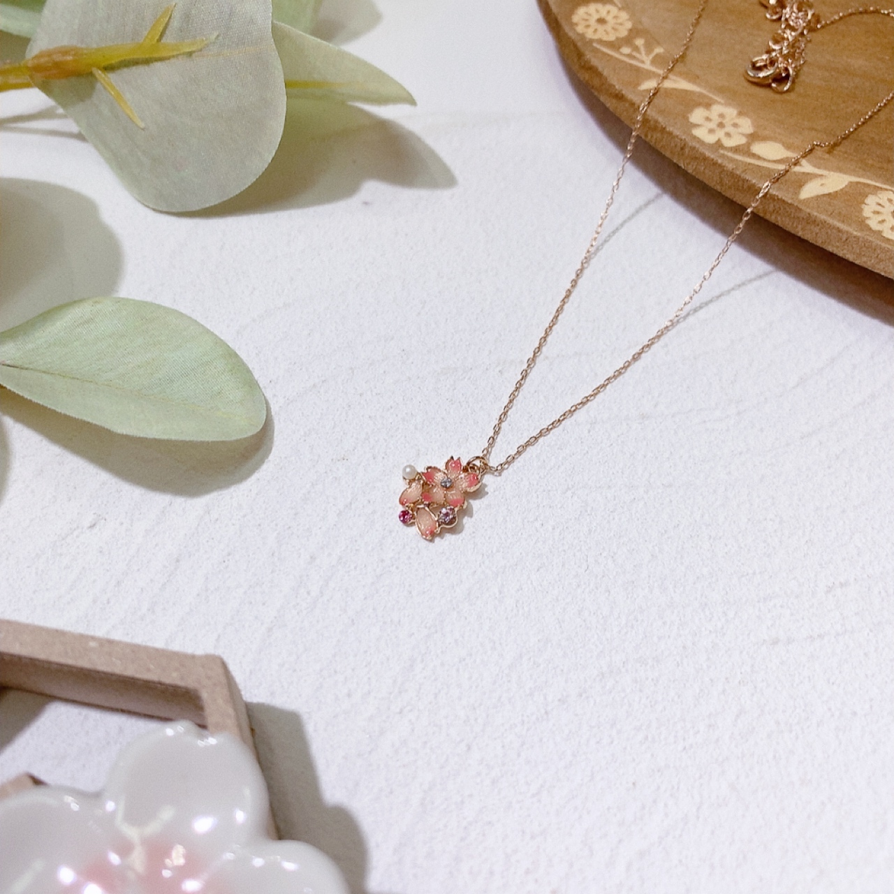 [日本制]櫻花頸鏈