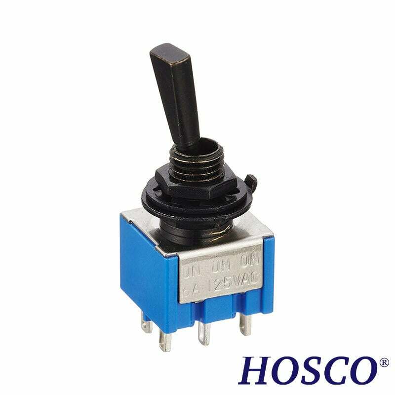 HOSCO ON-ON-ONB 迷你 搖頭開關 黑色