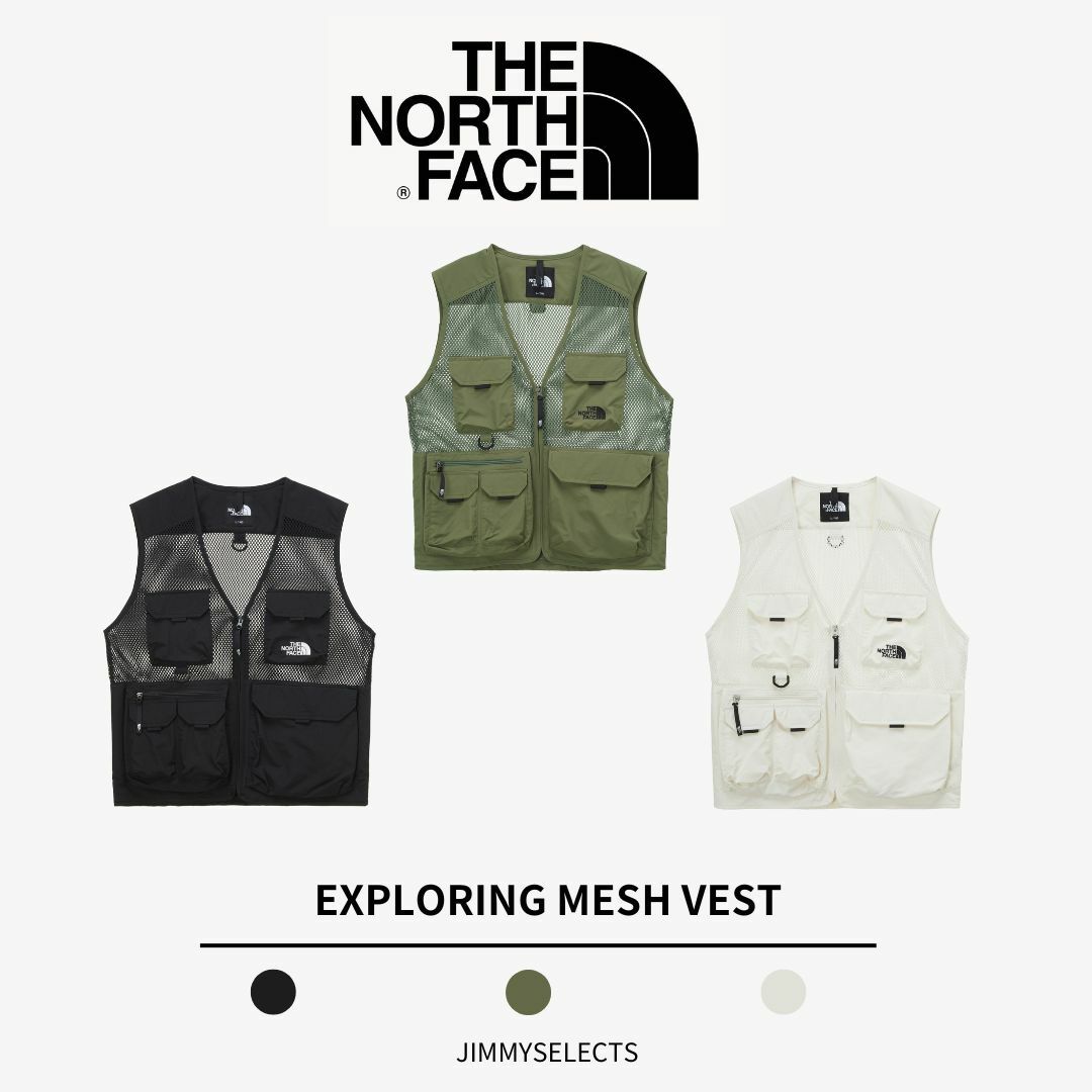 THE NORTH FACE EXPLORING MESH VEST 網眼 多口袋 背心 NV3BP02