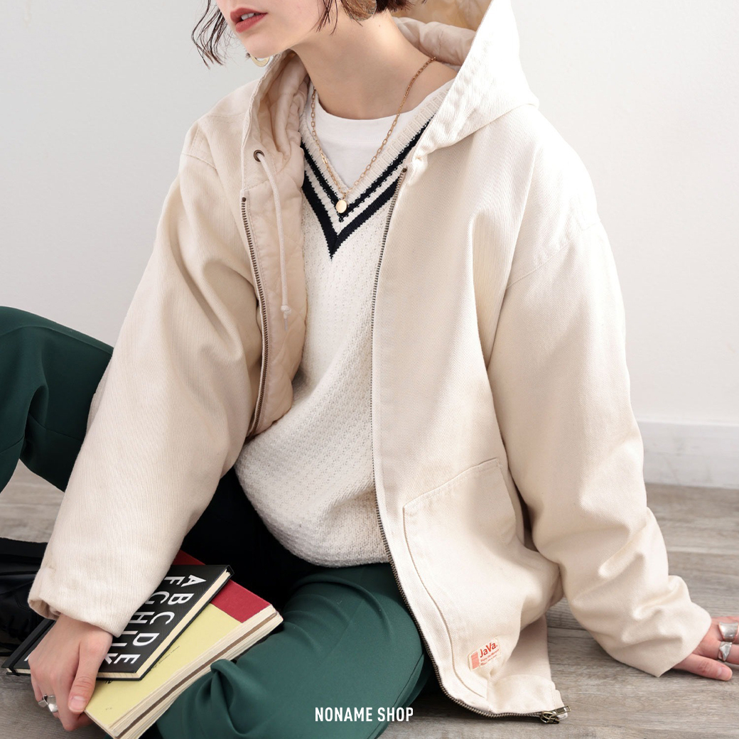 JAVA Collaboration 日本品牌限定 棉質 連帽 外套 五色 (女款)