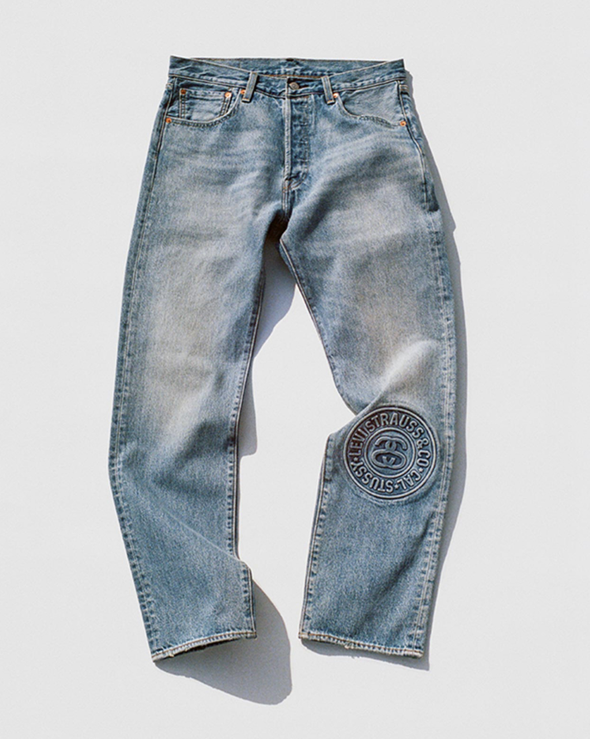 現貨STUSSY x LEVI'S EMBOSSED 501 牛仔褲