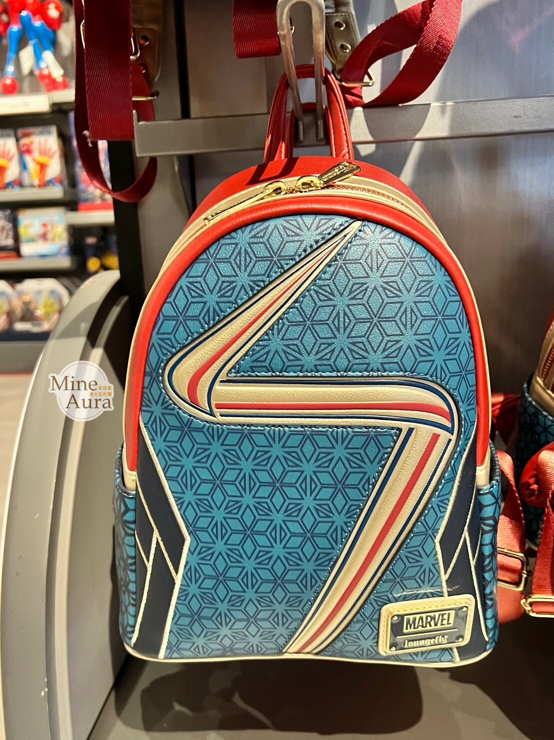 驚奇隊長 Captain Marvel 立體圖案 造型 後背包 漫威 Marvel -香港迪士尼樂園