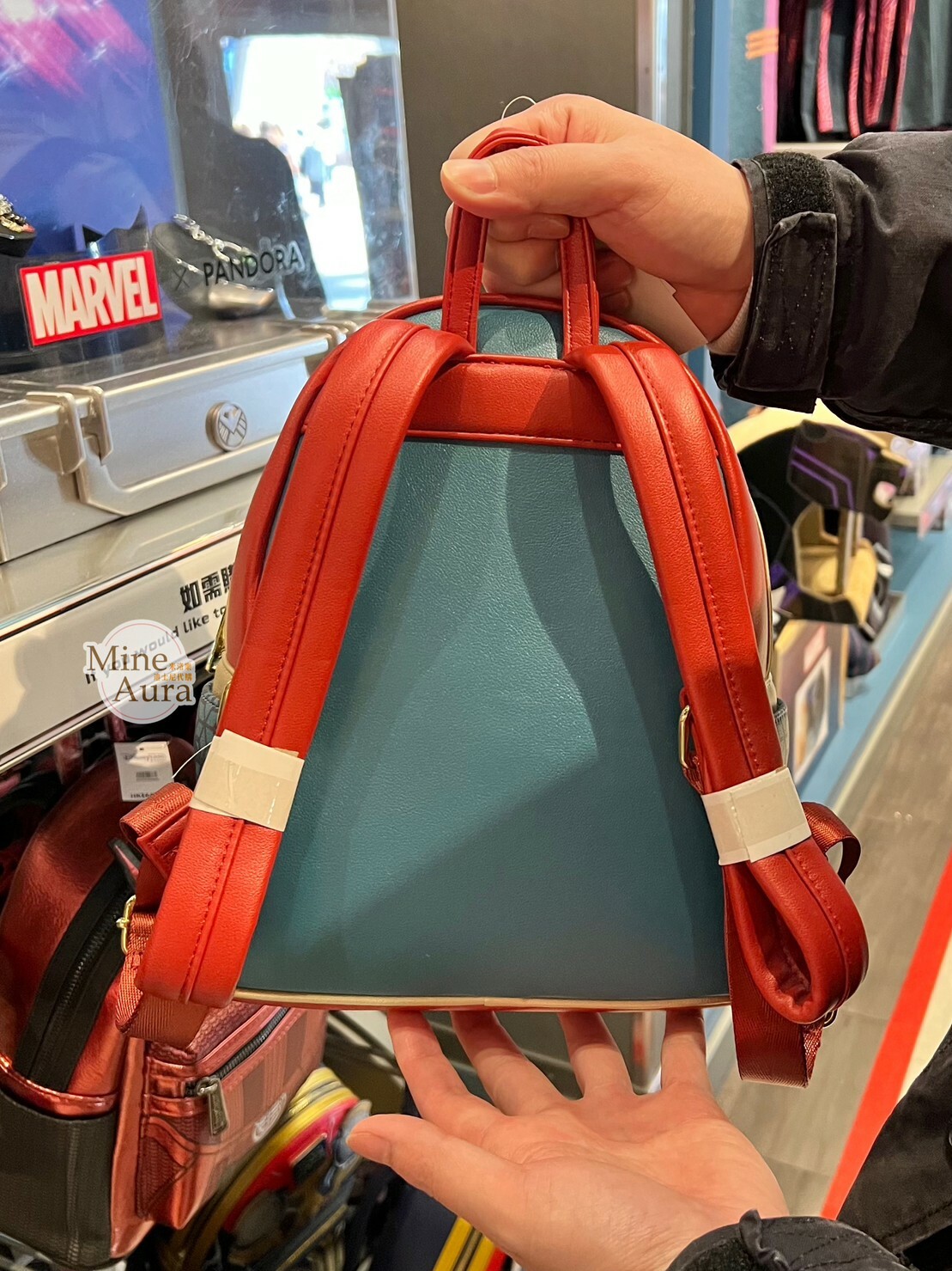 驚奇隊長 Captain Marvel 立體圖案 造型 後背包 漫威 Marvel -香港迪士尼樂園