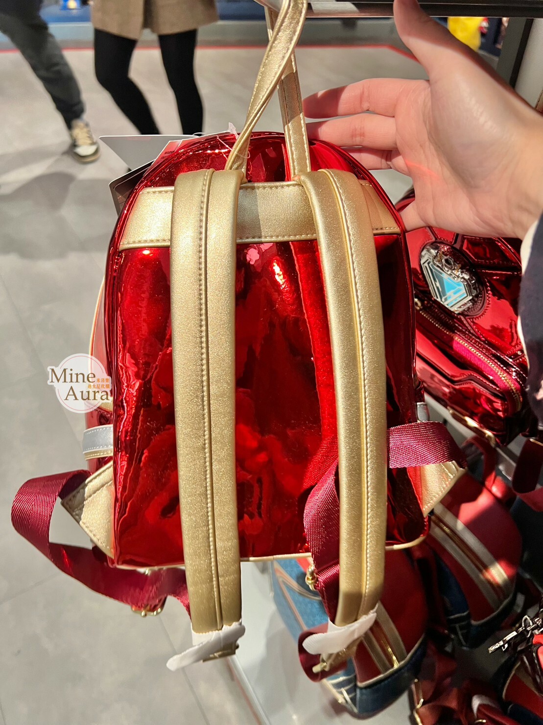 鋼鐵人 Iron Man 方舟反應爐 圖案 造型 後背包 漫威 Marvel -香港迪士尼樂園