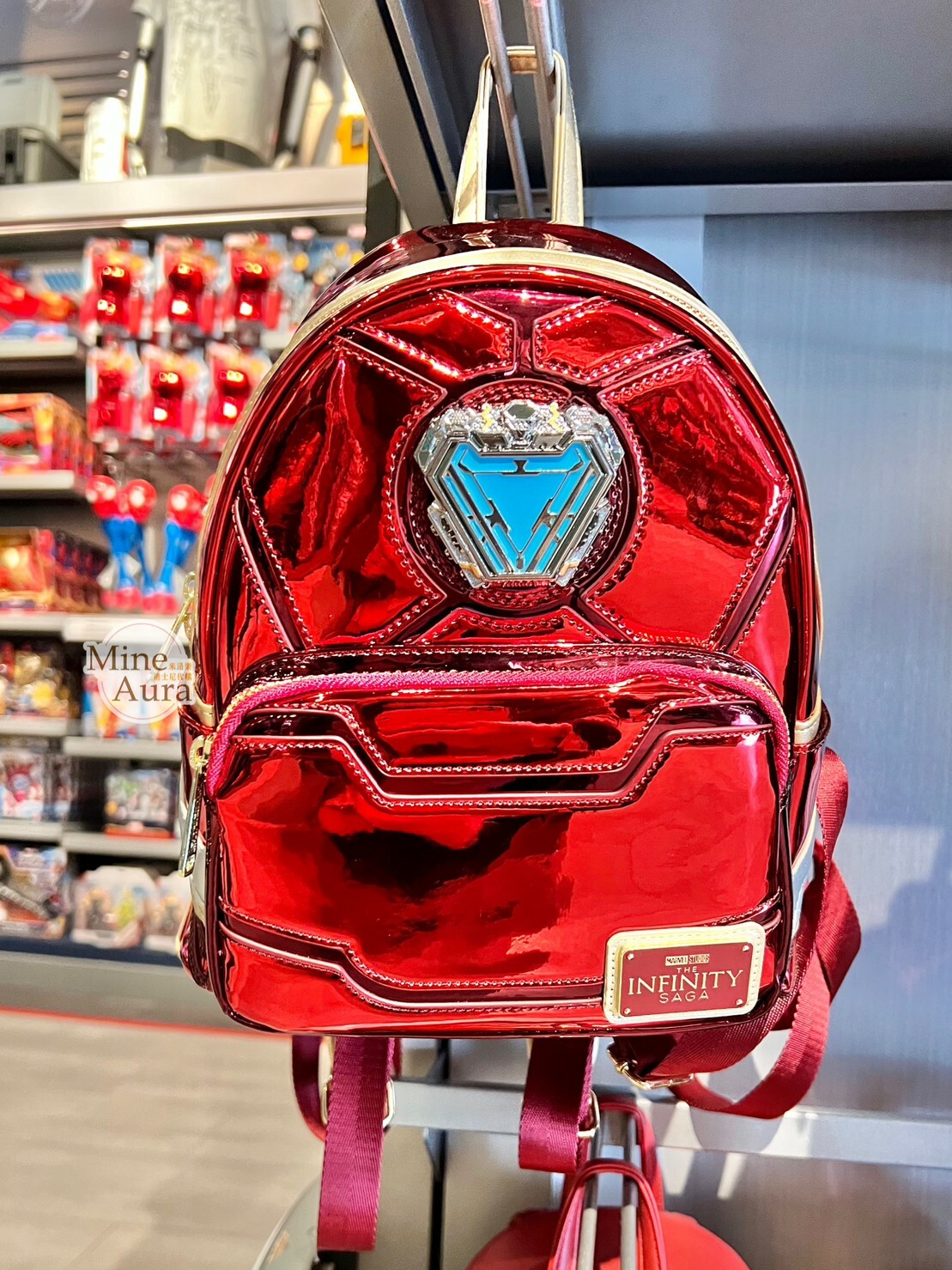 鋼鐵人 Iron Man 方舟反應爐 圖案 造型 後背包 漫威 Marvel -香港迪士尼樂園