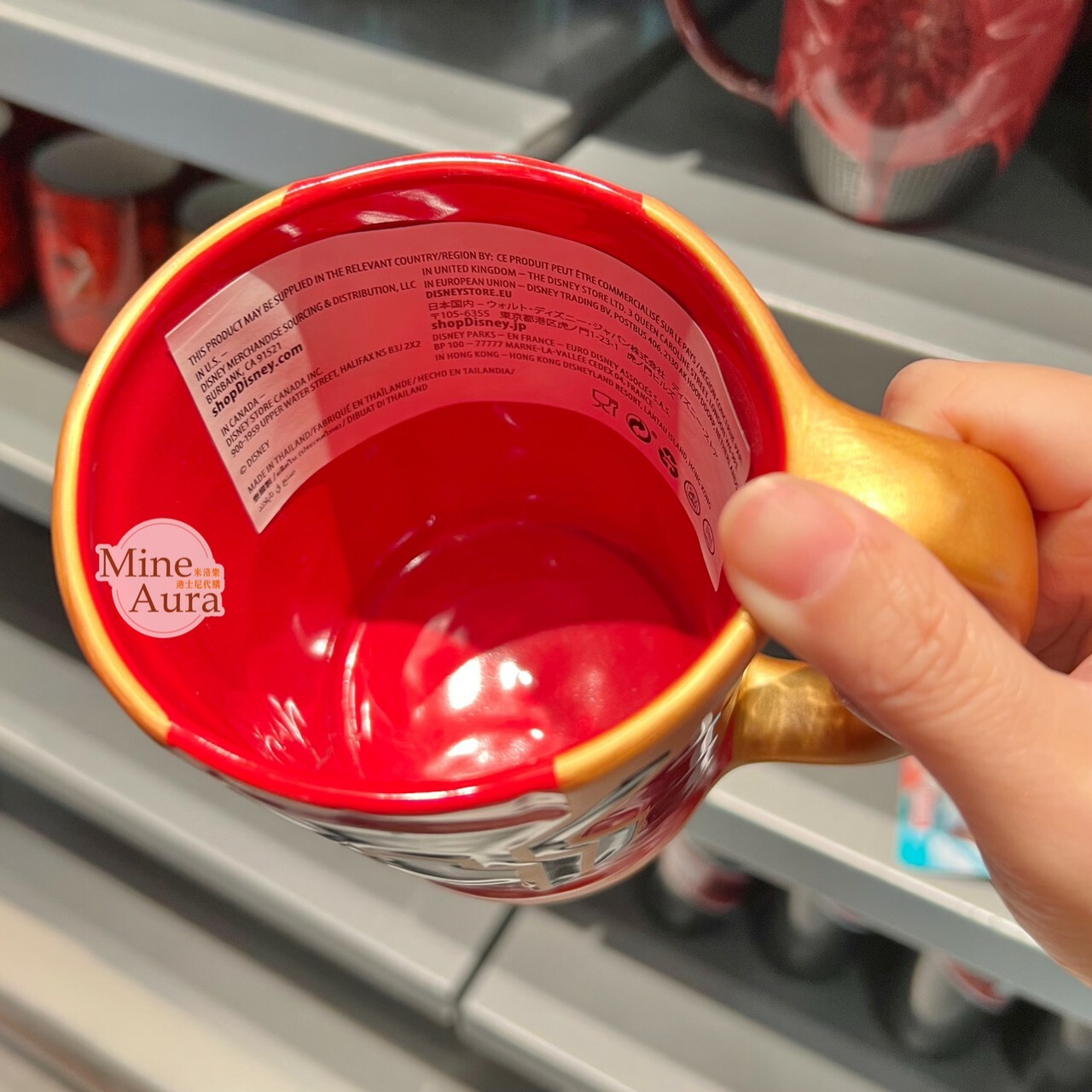 蜘蛛人 Spider-Man 經典標誌 圖案 紅底 馬克杯 水杯 漫威 Marvel -香港迪士尼樂園